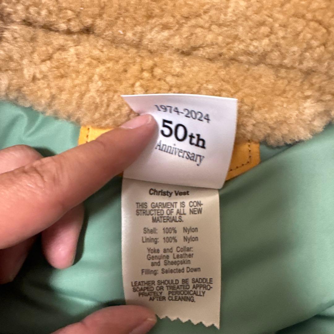 ロッキーマウンテンフェザーベット 新品未使用 ダウンベスト 50周年記念