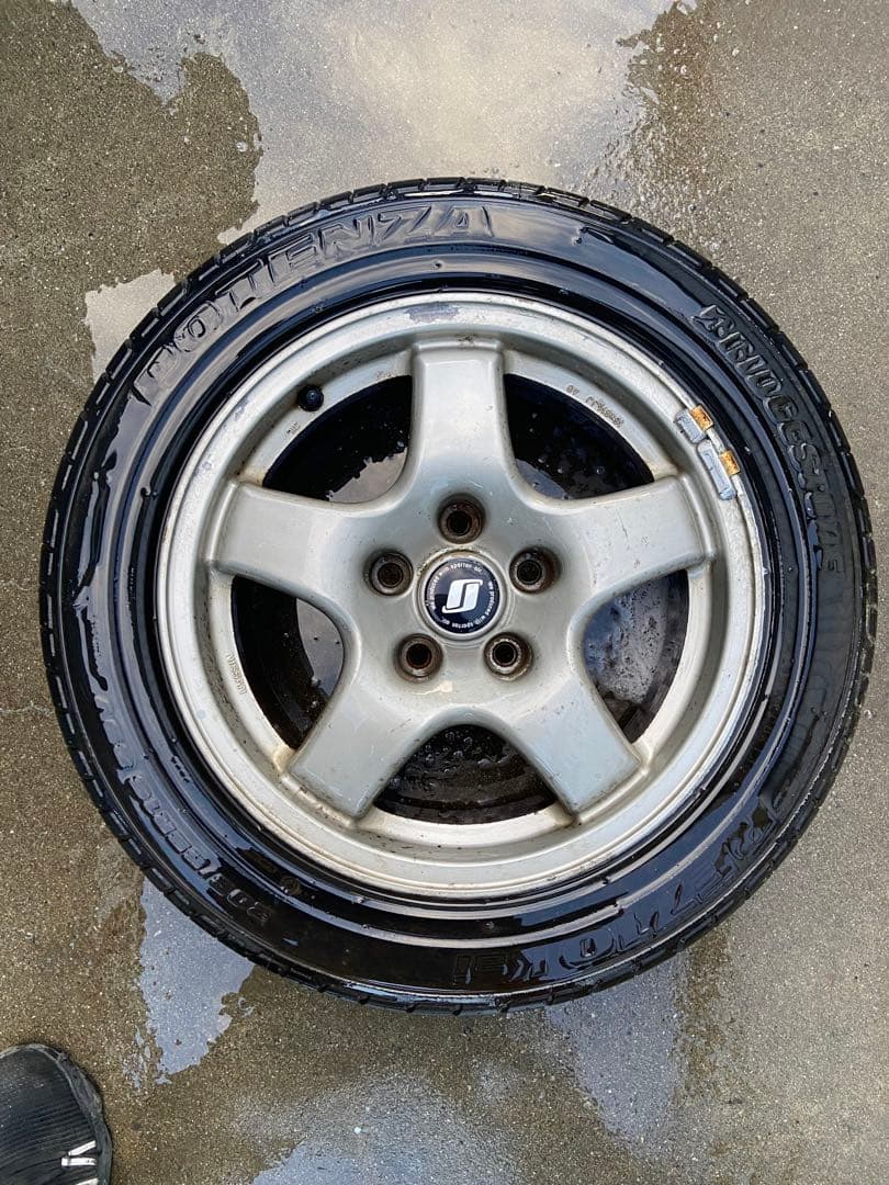 【テル]】 R32スカイラインタイプM 純正ホイール＆タイヤ 4本セット