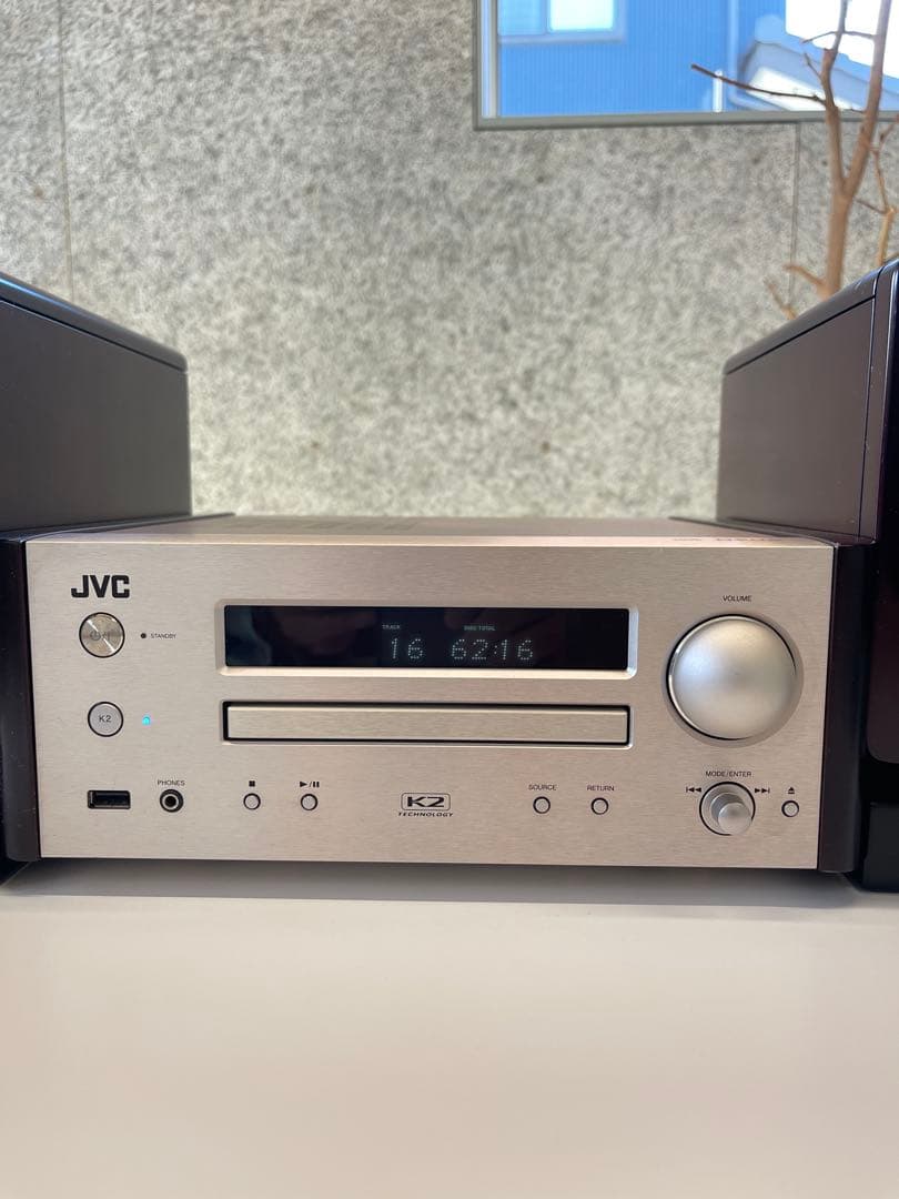 JVC K2 ミニコンポ WOOD CONE CA-EXHR9
