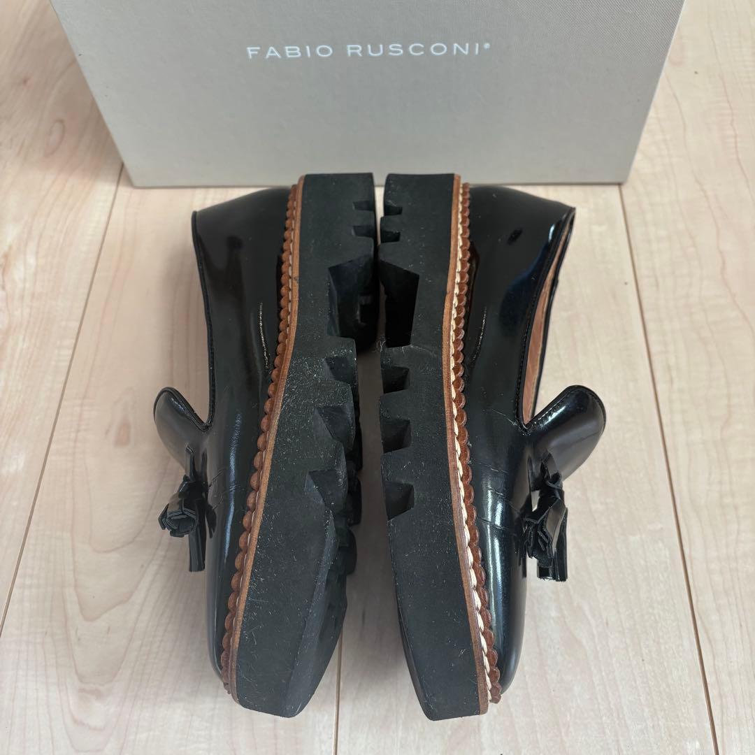 FABIO RUSCONI タッセル ローファー