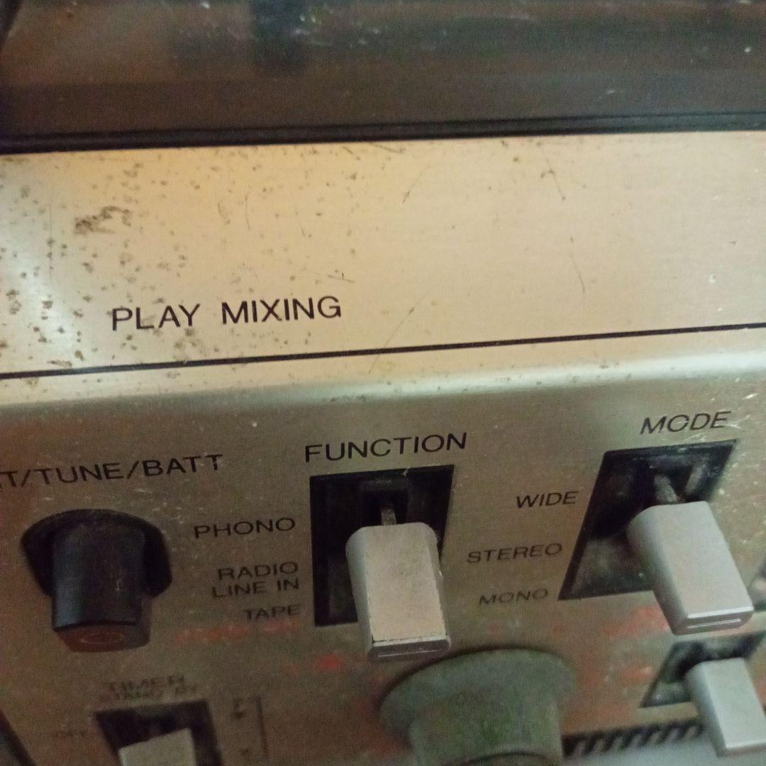 AIWA アイワ 大型ラジカセ CS-80 昭和レトロ ラジカセ通電確認品