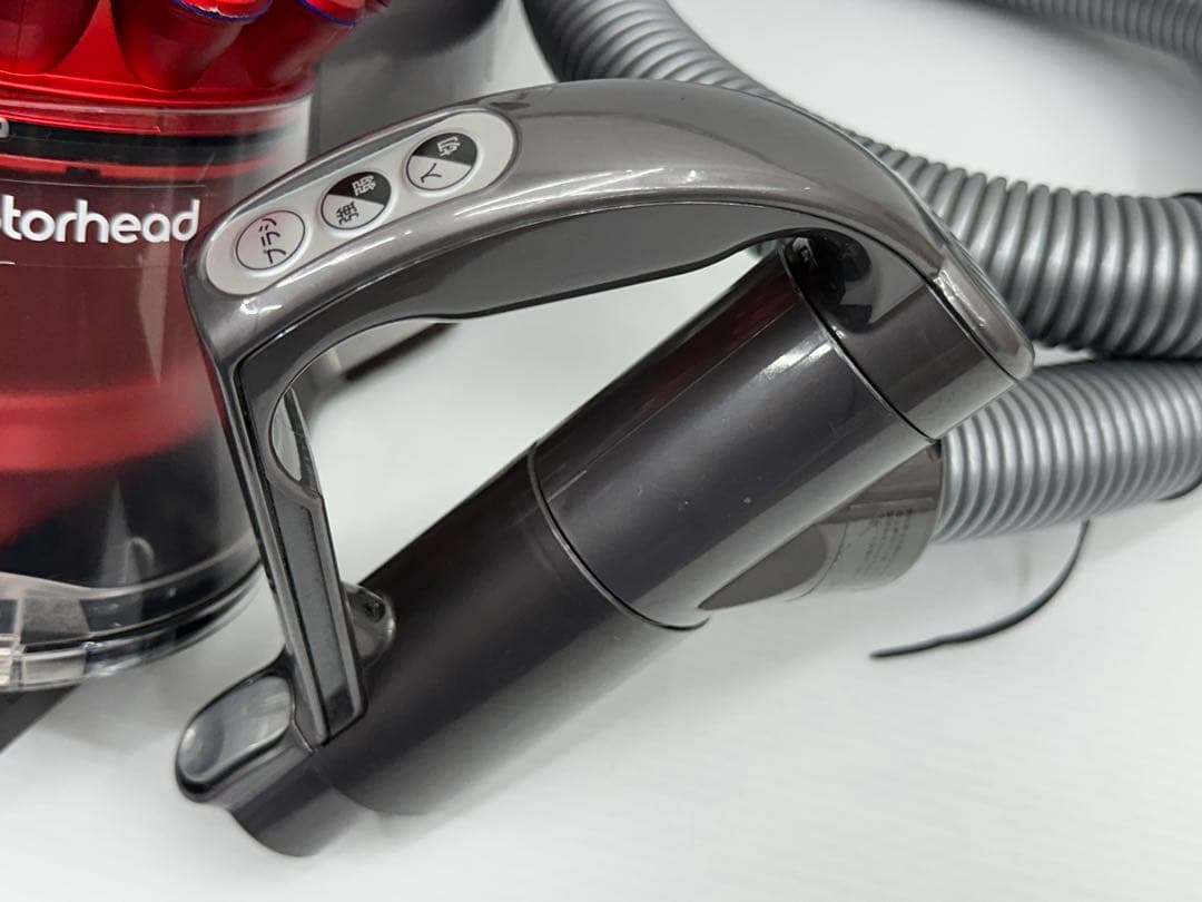 動作保証品　中古　赤　ダイソン　CY25 掃除機　本体　ホース　ダストケース付き