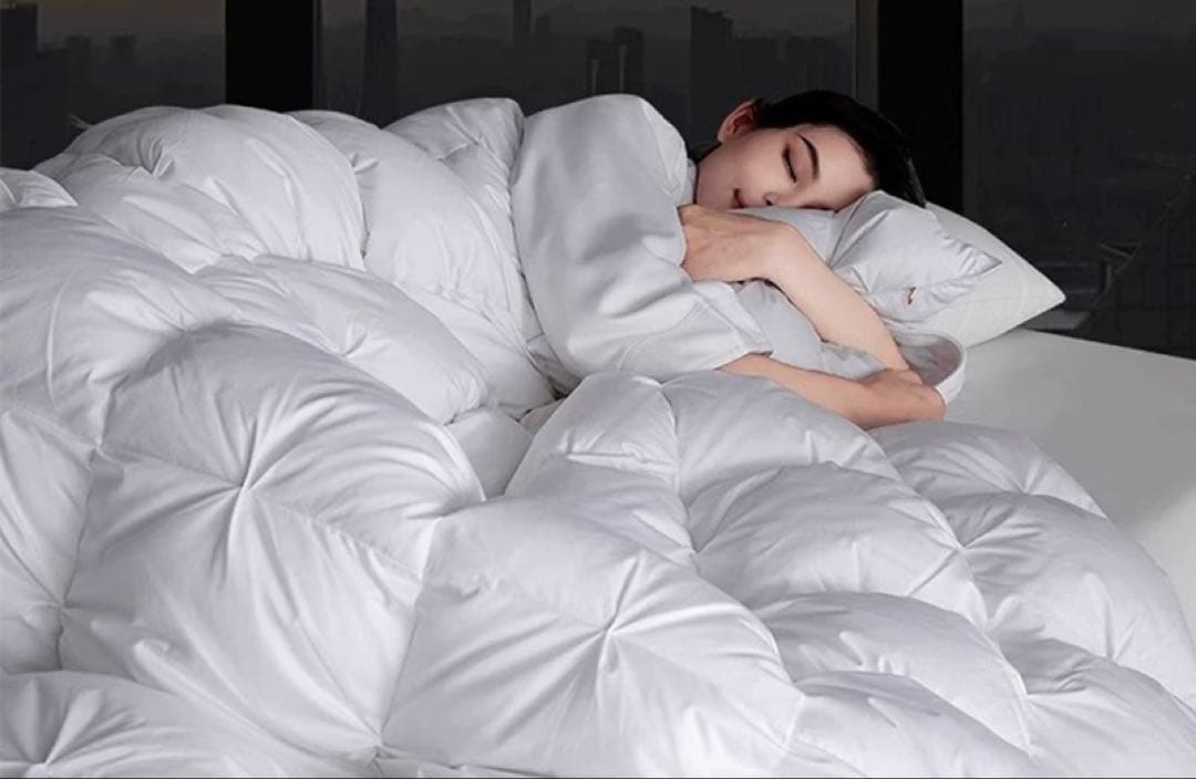 羽毛掛けふとん サイズ 200cm×230cm ホワイト3.0kg 羽毛 布団