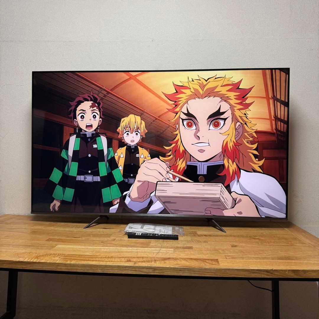 TCL 65インチ 4K 液晶テレビ 65C636 量子ドット 動画アプリ搭載