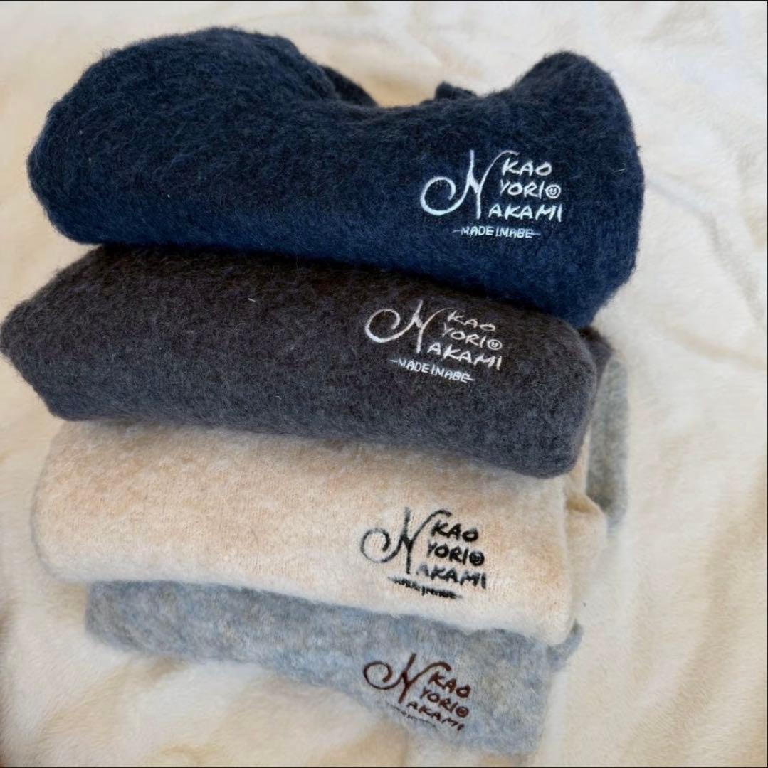 【完売品・新品】kaoyorinakami ネイビーMサイズ