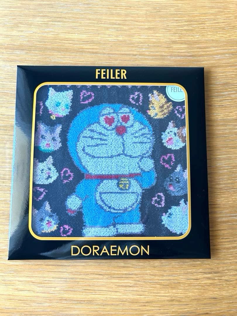 【新品未開封】フェイラー ドラえもんコラボハンカチ2枚セット 未来デパート