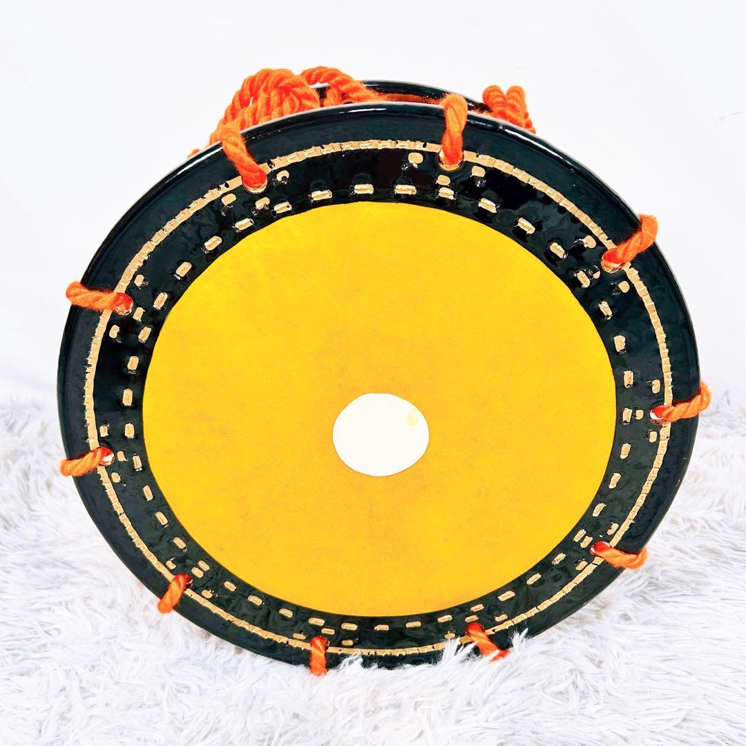 【良品】太鼓　締太鼓　和楽器　バチ　ケース　和太鼓　4点セット