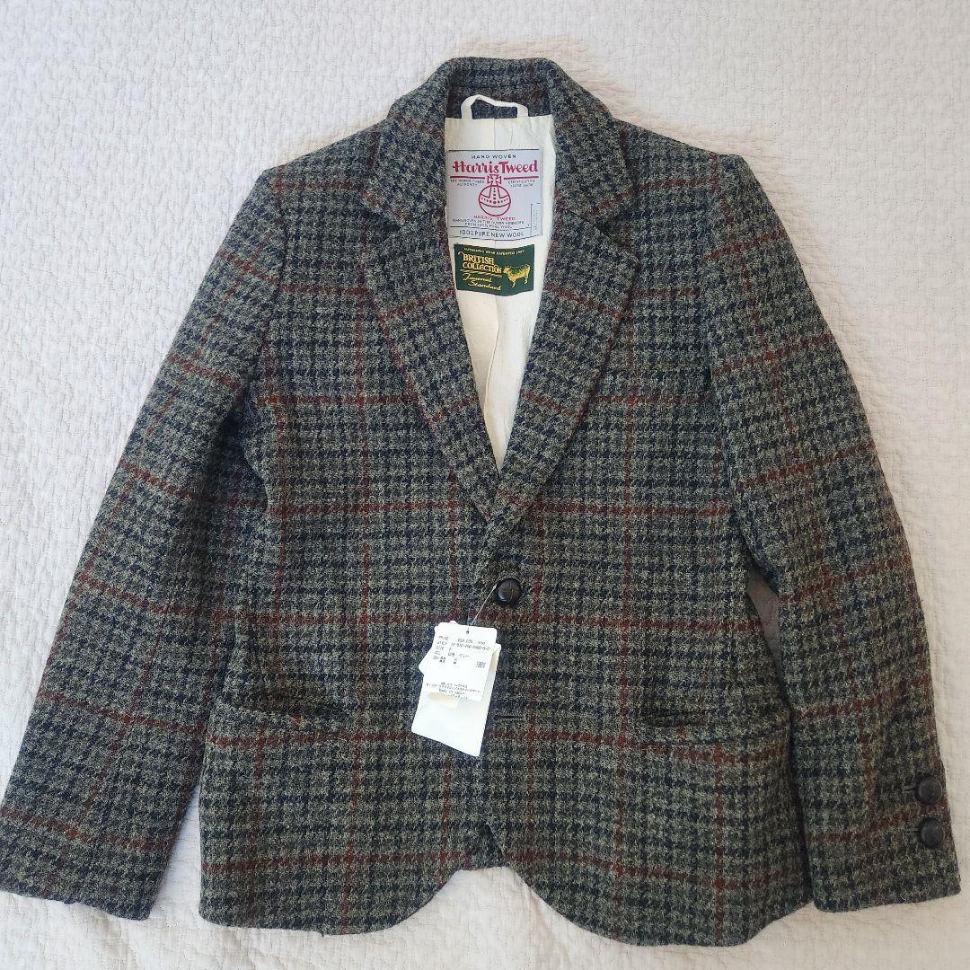 未使用タグ付き★ハリスツイード　テーラードジャケット　ジャーナルスタンダード