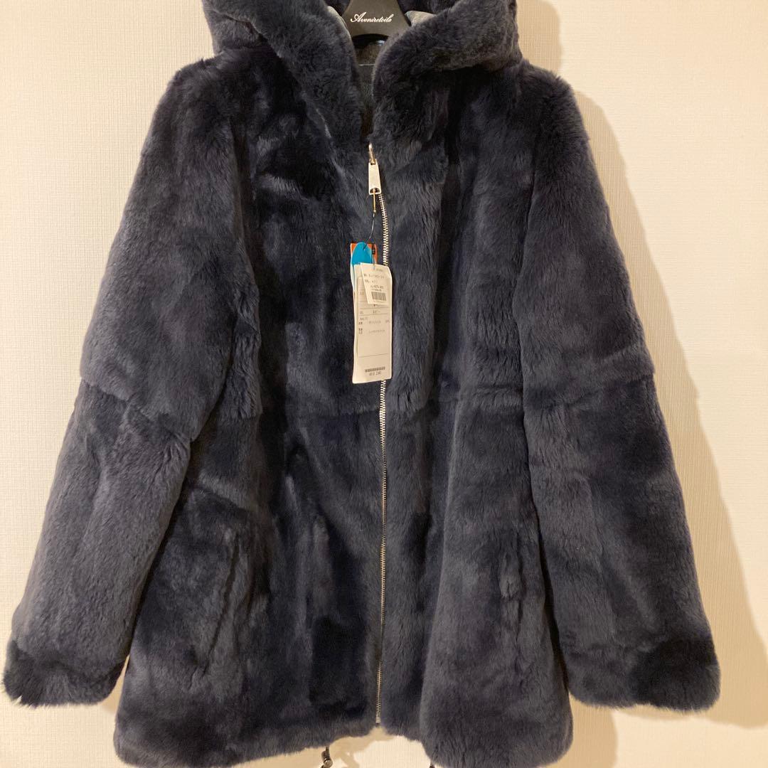 【新品未使用タグ付き】レッキスラビットファーコート　定価272800円