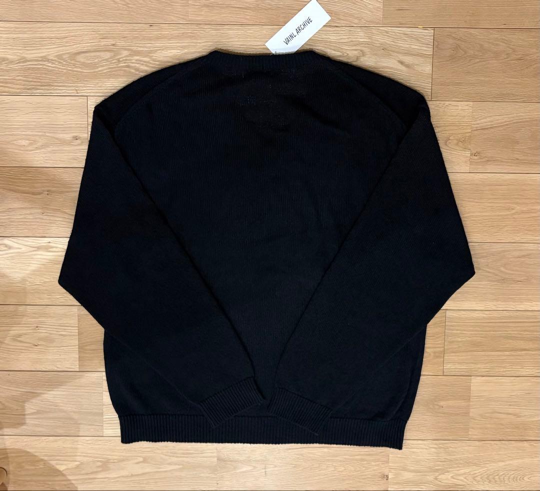 トップス VAINL ARCHIVE AZIZ-V BLACK M