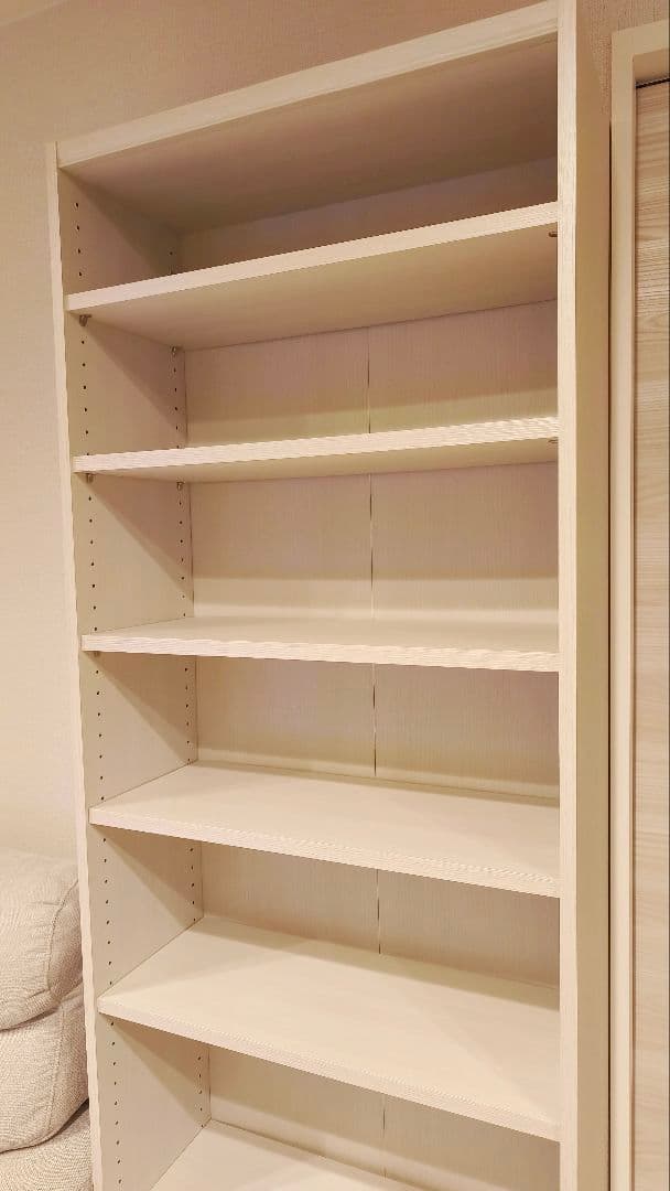 白井産業 木製 本棚 ラック ホワイト オーク