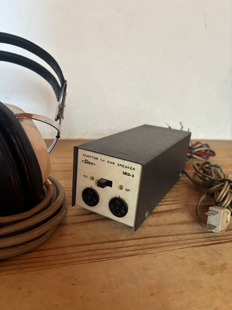 ビィンテージ　イヤースピーカー Stax New SRー3、SRDー5
