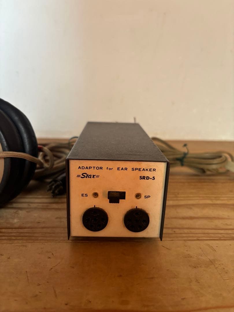 ビィンテージ　イヤースピーカー Stax New SRー3、SRDー5