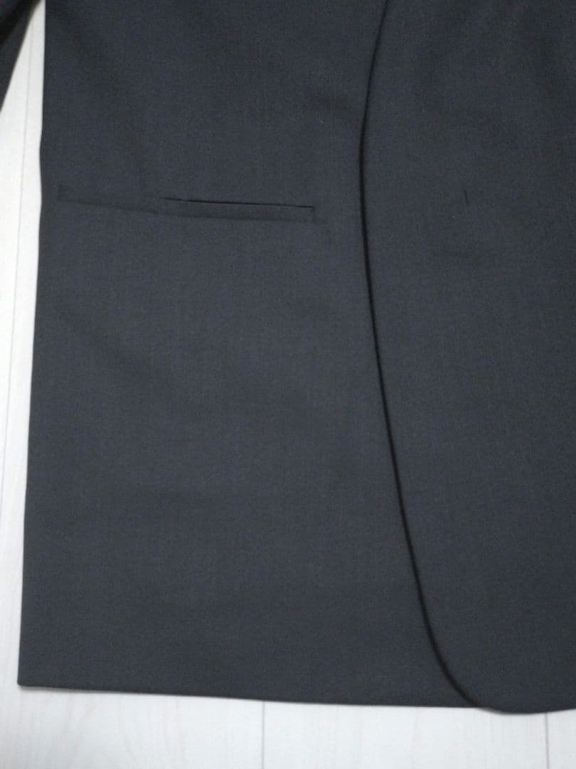 MIESROHEミースロエ人気完売リラクシーノーカラージャケットチャコールグレー