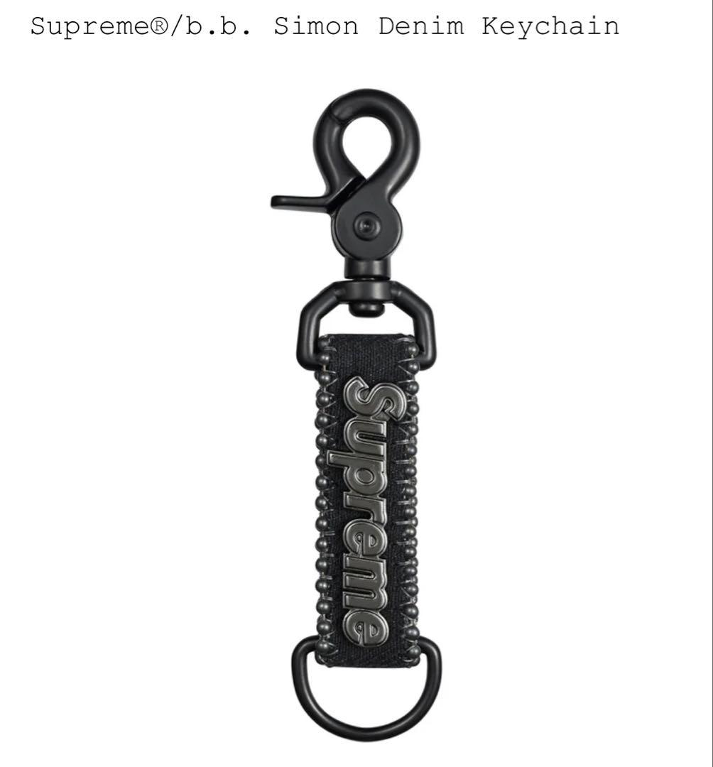 小物 Supreme b.b. Simon Denim Keychain black