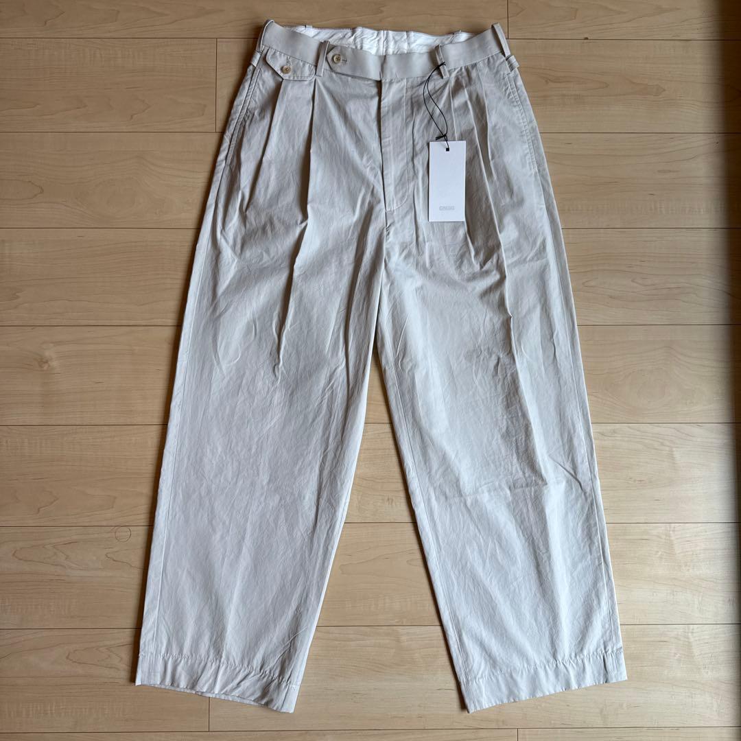 A.PRESSE 24ss ハイデンシティーウェザークロストラウザー