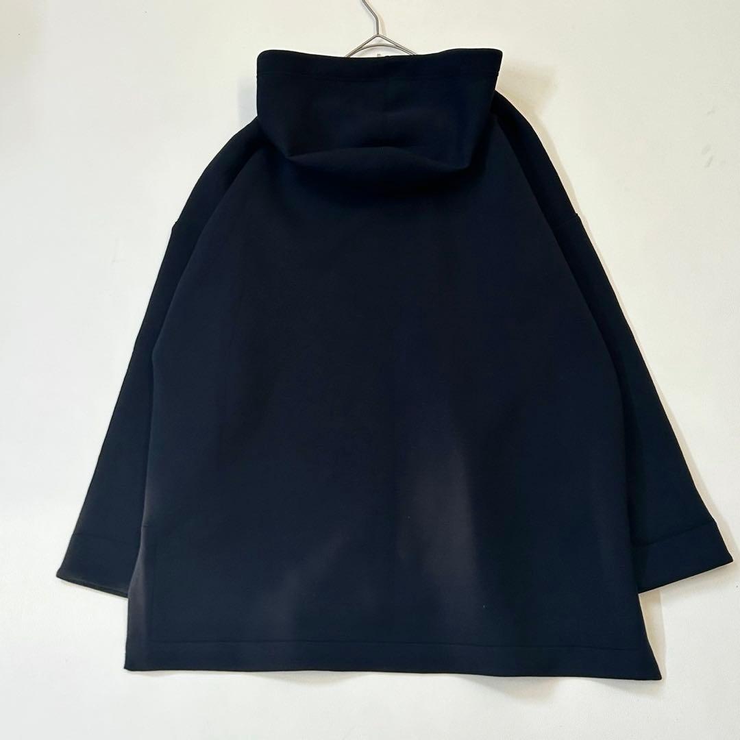 美品✨エスマックスマーラ キューブ ジップアップパーカー ネイビー ロゴ