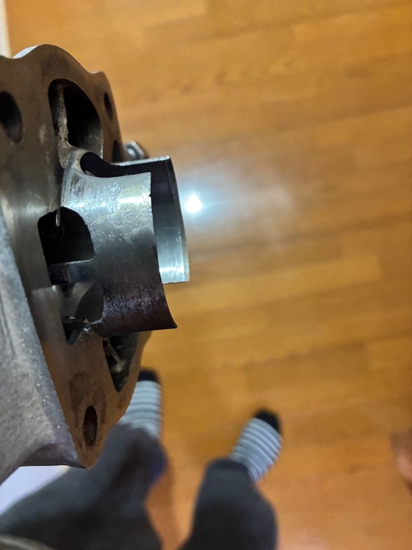 リップス72cc ボアアップシリンダー　ベッド　ビックリード