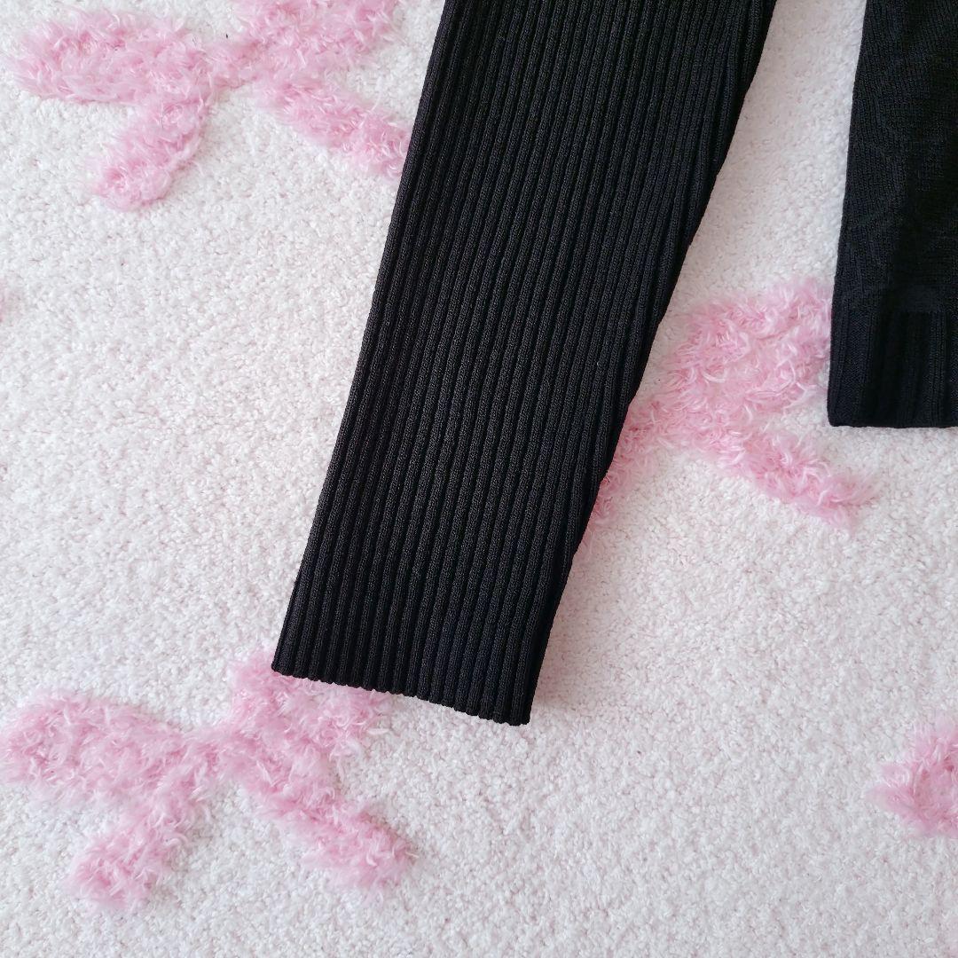 ♡エムズグレイシー♡2023年♡スカラフードジップアップニット♡パーカー♡フード