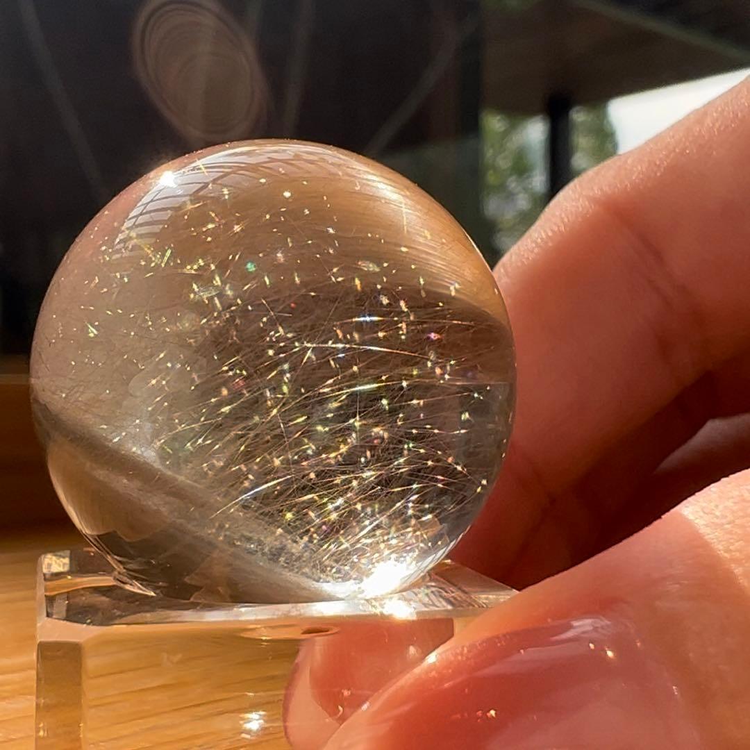 シルバールチルクォーツ/ブルッカイトインクォーツ/rutile