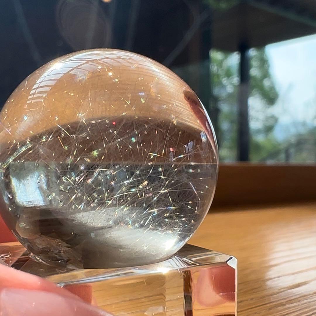 シルバールチルクォーツ/ブルッカイトインクォーツ/rutile