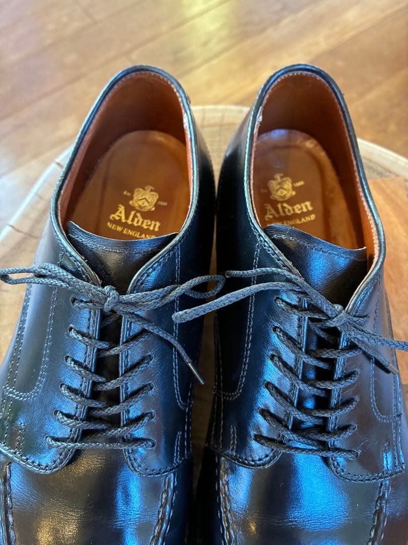 Alden オールデン Uチップ ７1/2D モディファイドモックトゥ カーフ