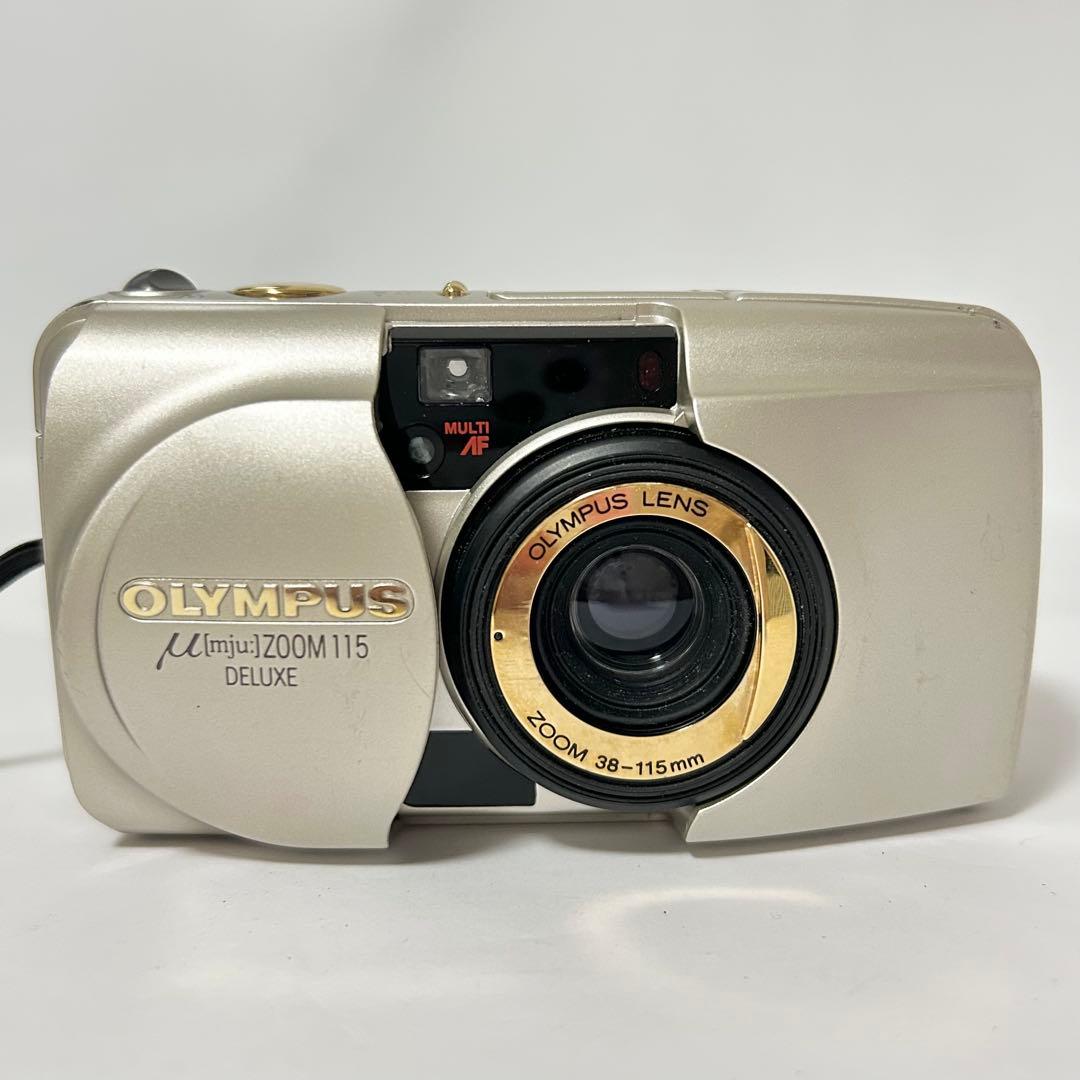 【完動美品】OLYMPUS μ ZOOM 115 DELUXE フィルムカメラ