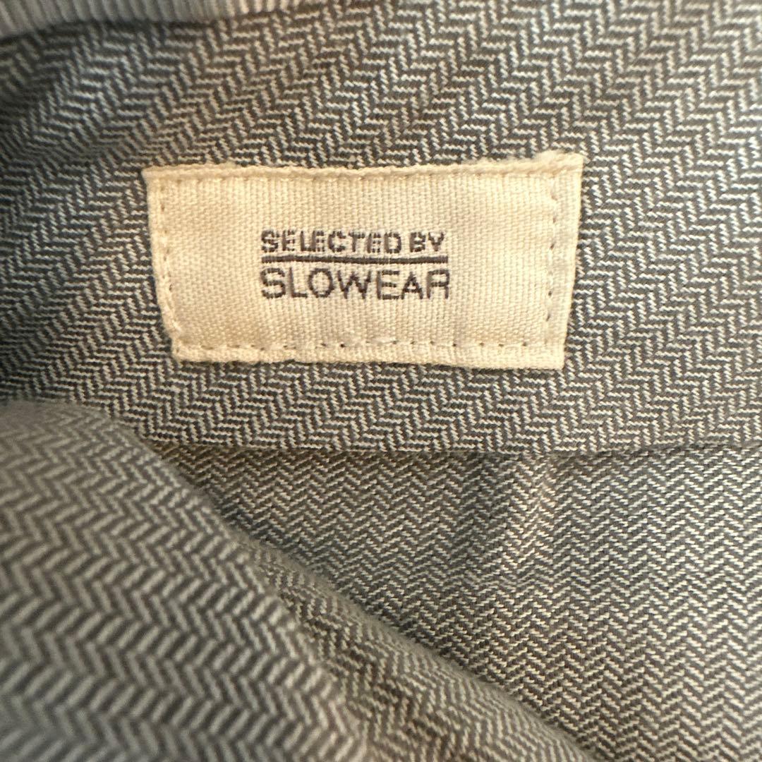 INCOTEX × BEAMS F 千鳥格子 フランネルスラックス 52