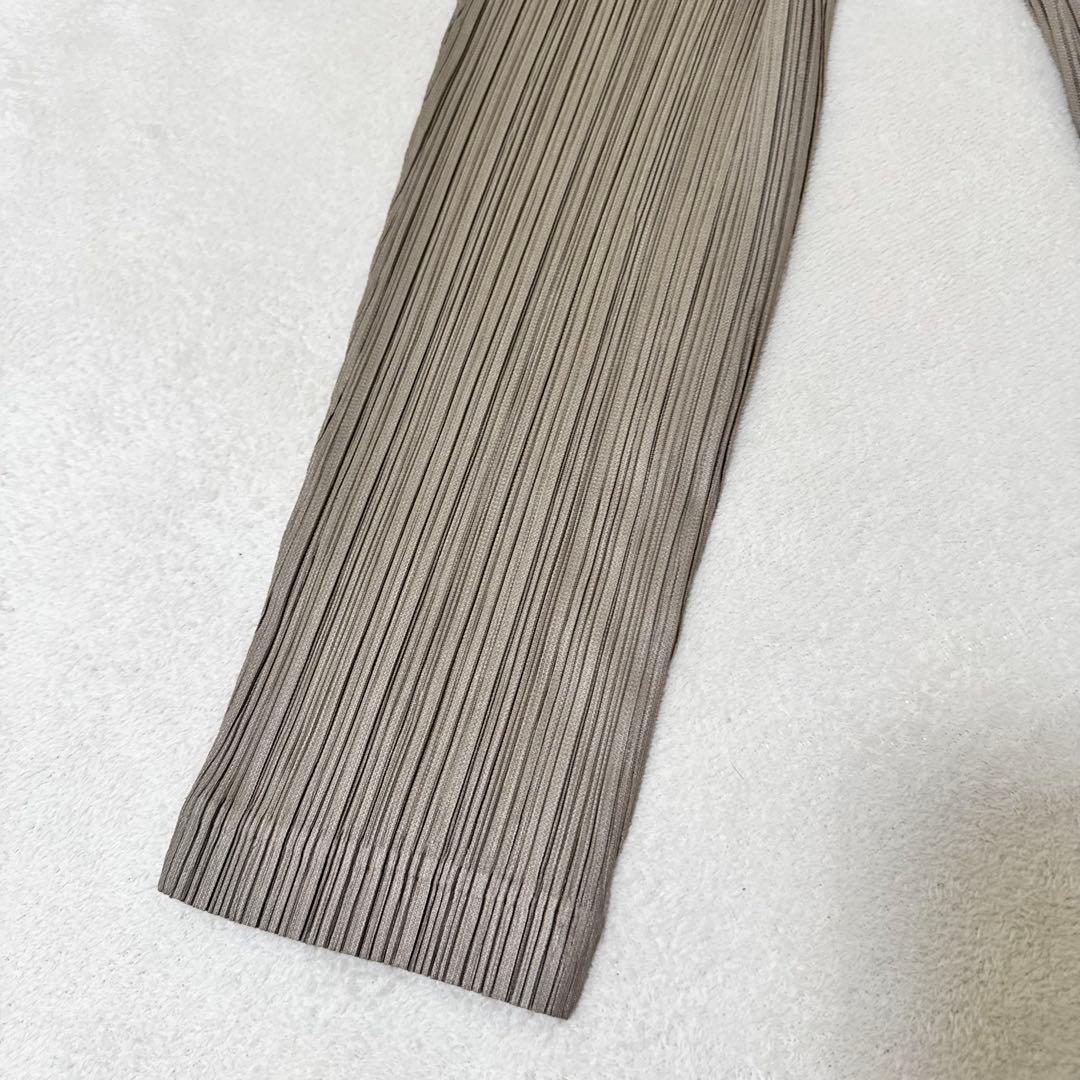 極美品✨PLEATS PLEASE プリーツ　七部丈　ベージュ　ボトムス