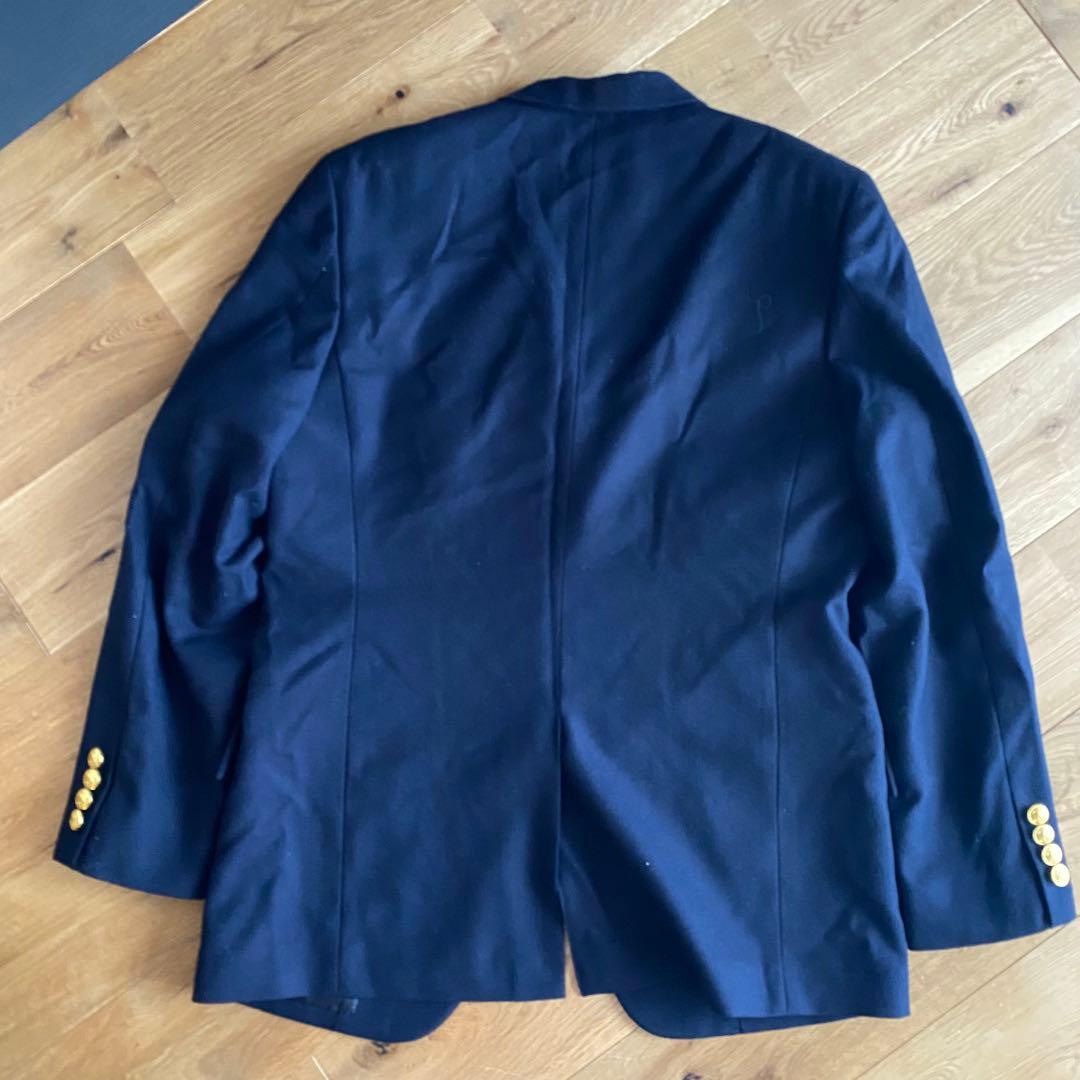 【冠婚葬祭】Ralph Lauren 金ボタン 紺ブレ　160 セットアップ人気