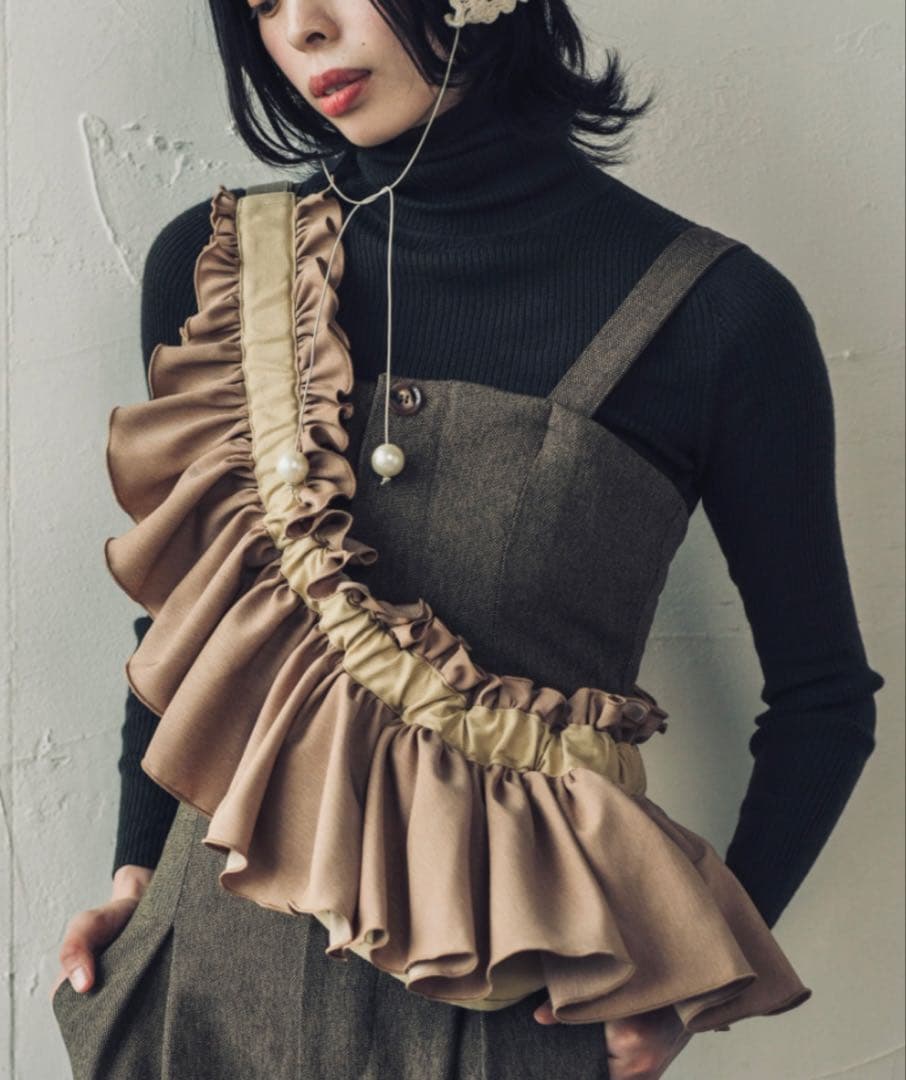 ORIENT MILLINERY DORA【ドーラ】Frilled Bag