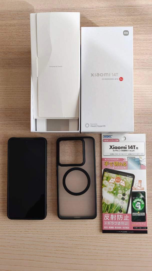 Xiaomi 14T 国内版256㎇　グレー　ケース＆保護フィルム付　動作確認済