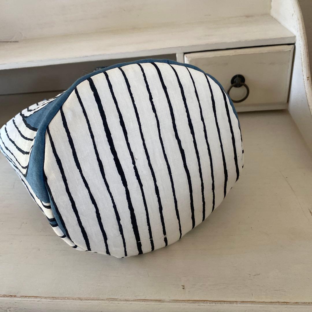 ♡handmade♡ ミナペルホネン　　まぁるい底のバケツバッグ