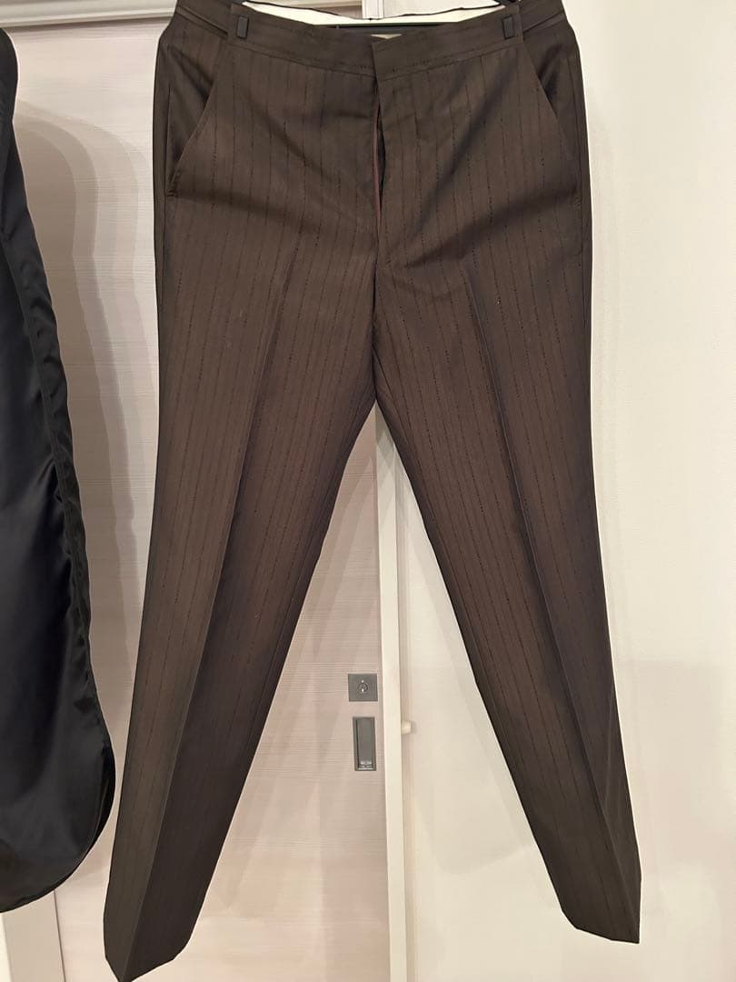 【美品】結婚式　メンズ　タキシード(ブラウン)、上下＋ベスト3点　小物セット無し