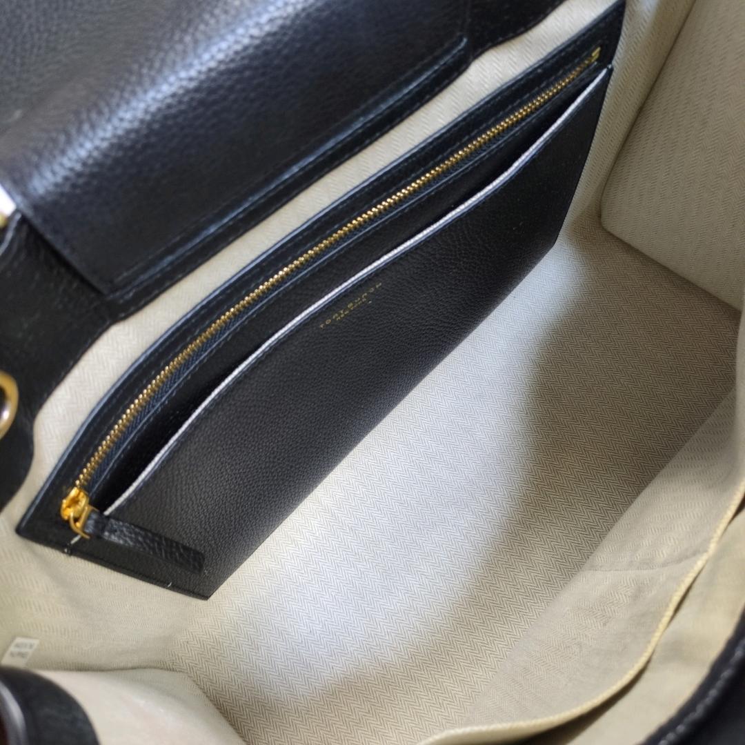 美品 トリーバーチ ビジネスバッグ 2way ゴールド A4 自立 サッチェル