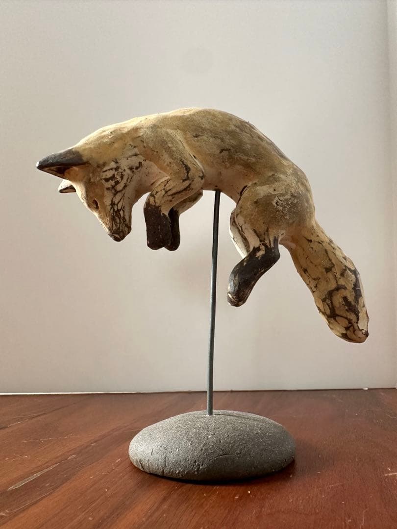 廣川智子　アート　動物置物　益子