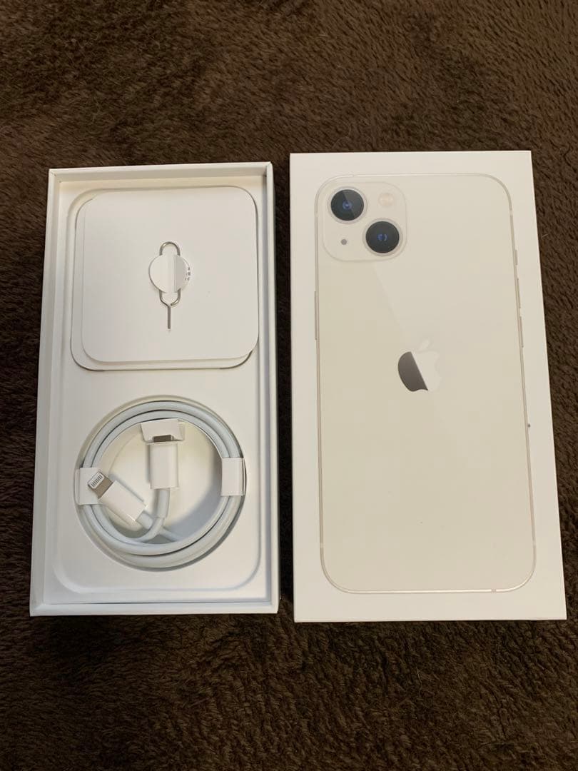 iPhone 13 128GB SIMフリーSpigenケース付き　値下げ！