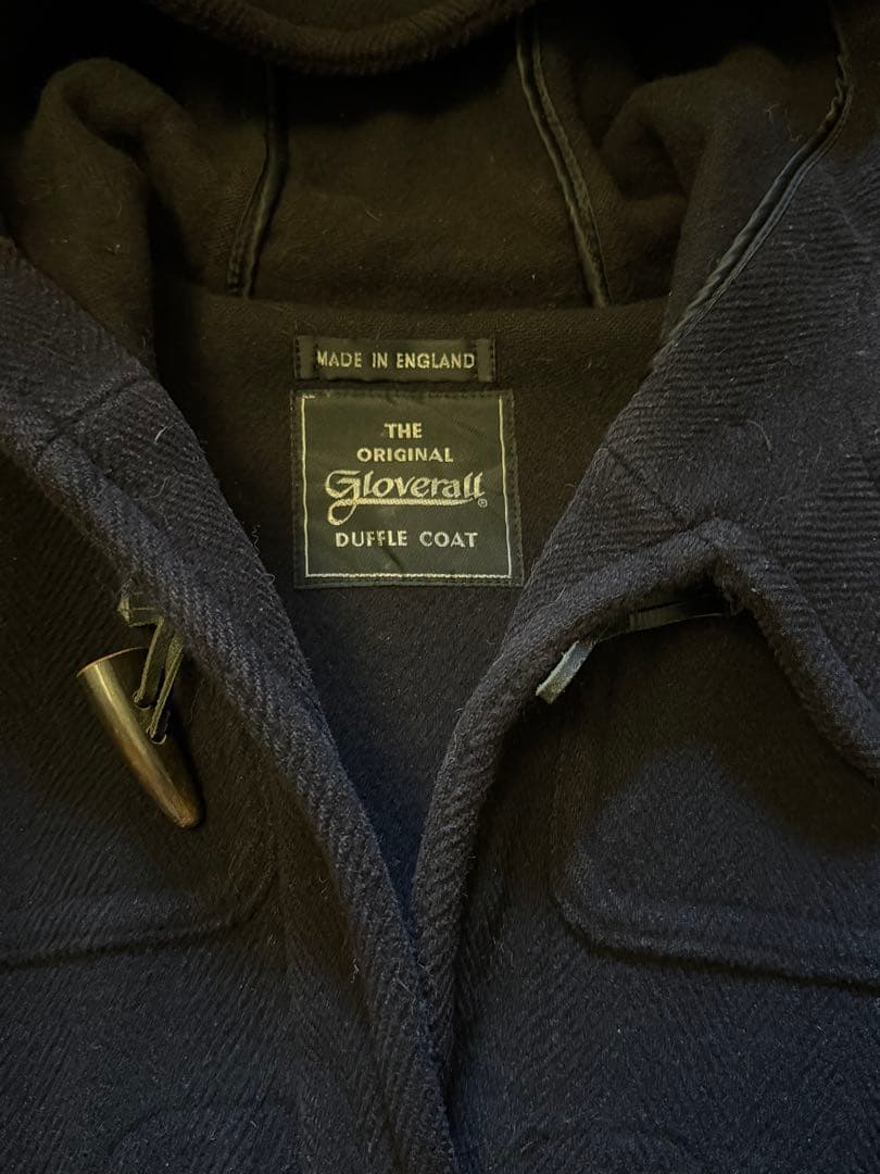 【Gloverall】 Duffle Coatダッフルヘリンボーン　キングストン