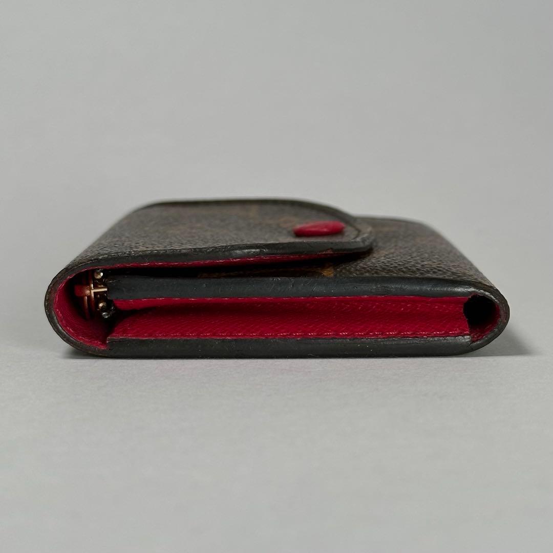 ルイヴィトン モノグラム ポルトモネロザリ フューシャ カードケース