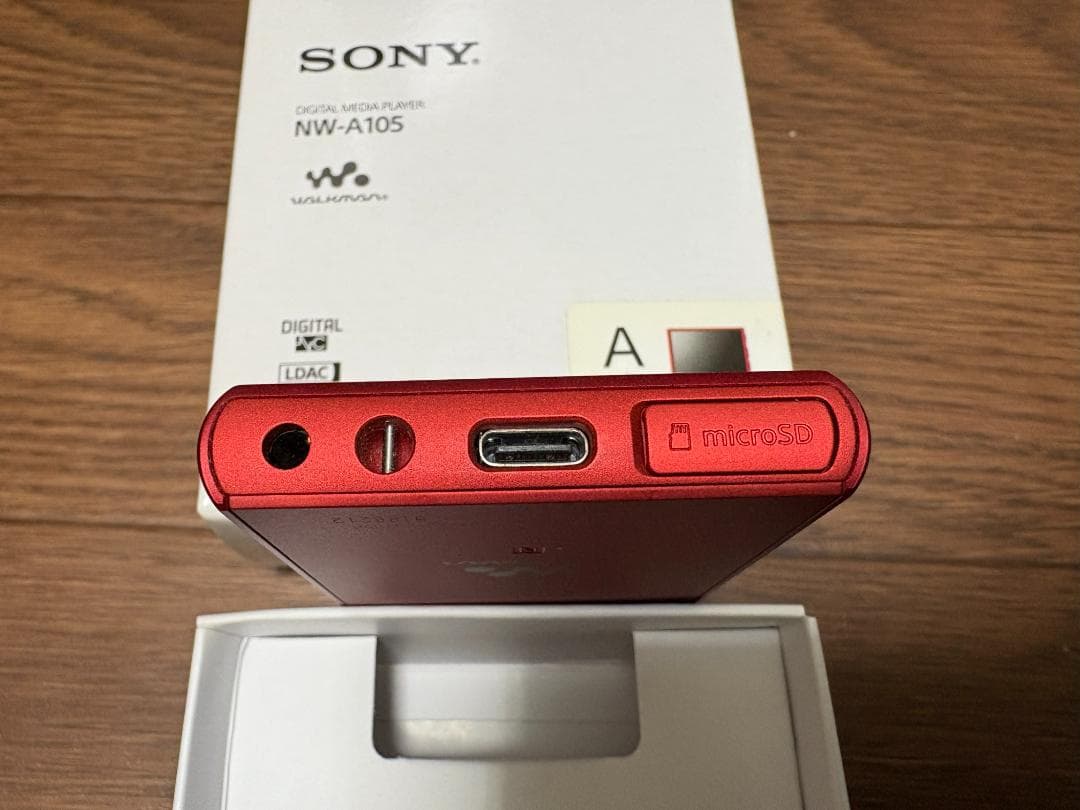SONY WALKMAN NW-A105 レッド 16GB