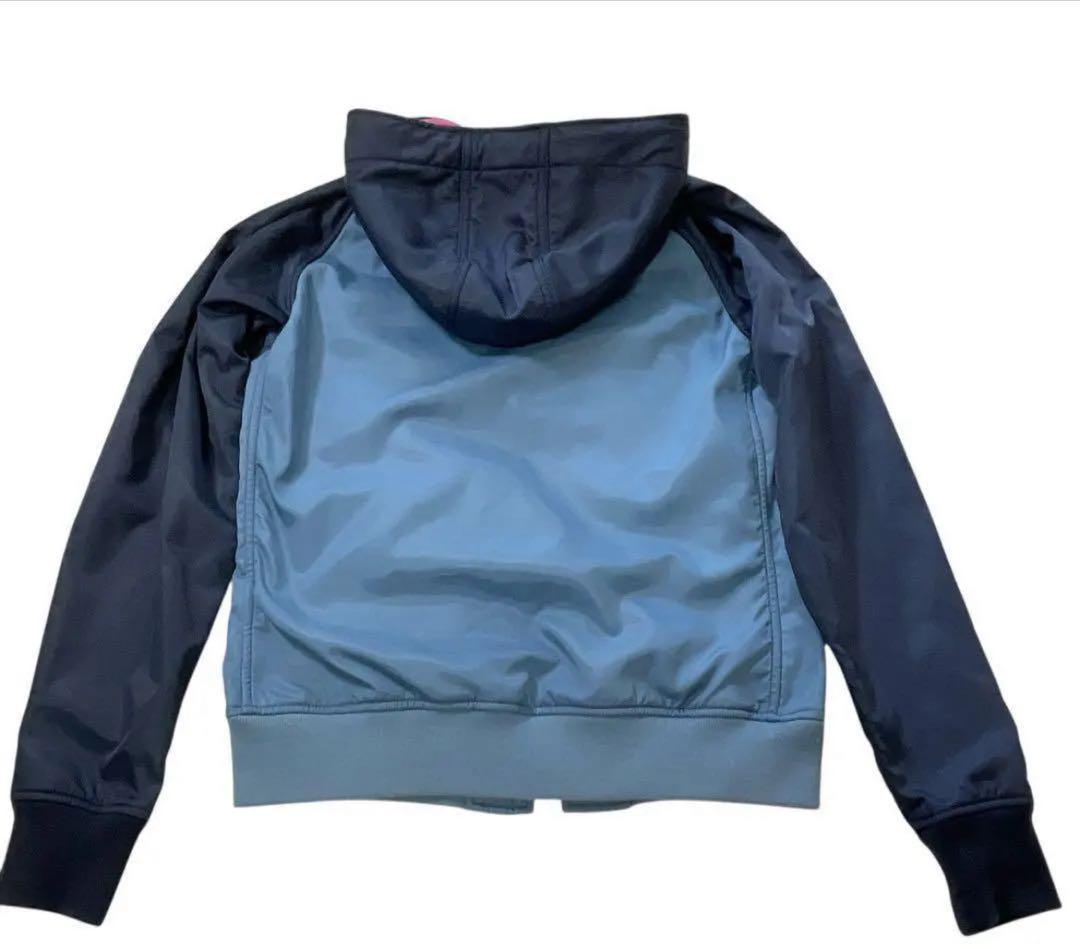 【希少】ヒステリックグラマー　ナイロン　マイクロフリース　フーデットブルゾン