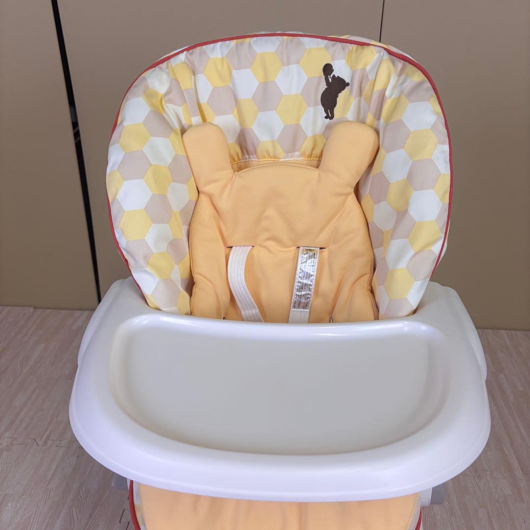 極上クリーニング済　☆美品☆　コンビ　ハイローベッド＆チェア　くまのプーさん