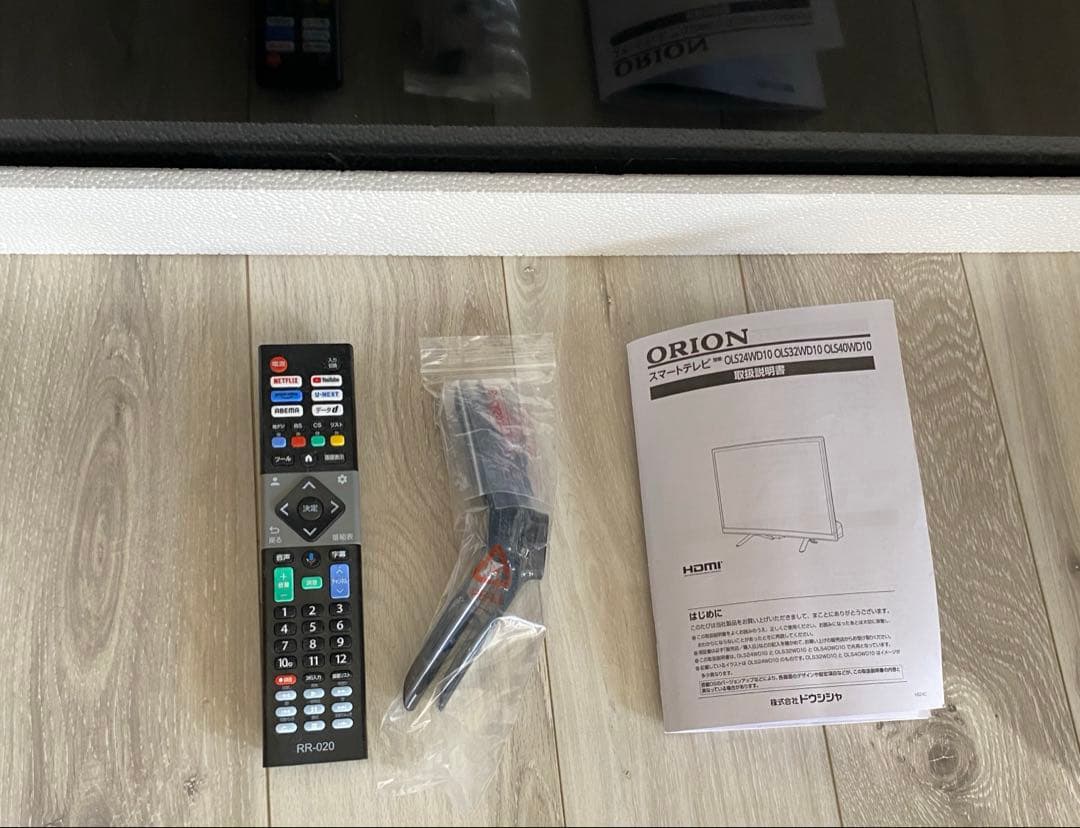 未使用　ORION Google TV OLS40WD10 40V型