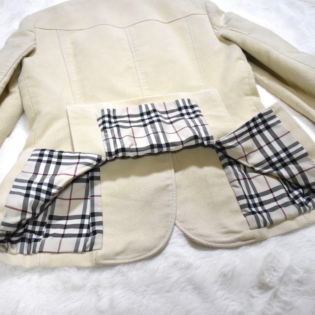 極美品✨バーバリーロンドン　テーラードジャケット　コーデュロイ　Aライン　42