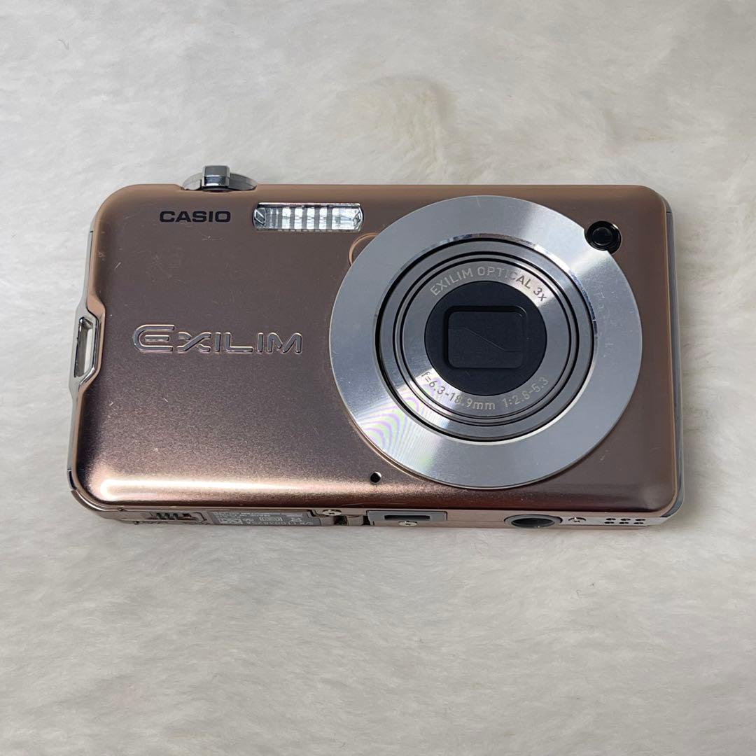 ピンクゴールド　CASIO カシオ　EX-S12 デジカメ　充電器付き
