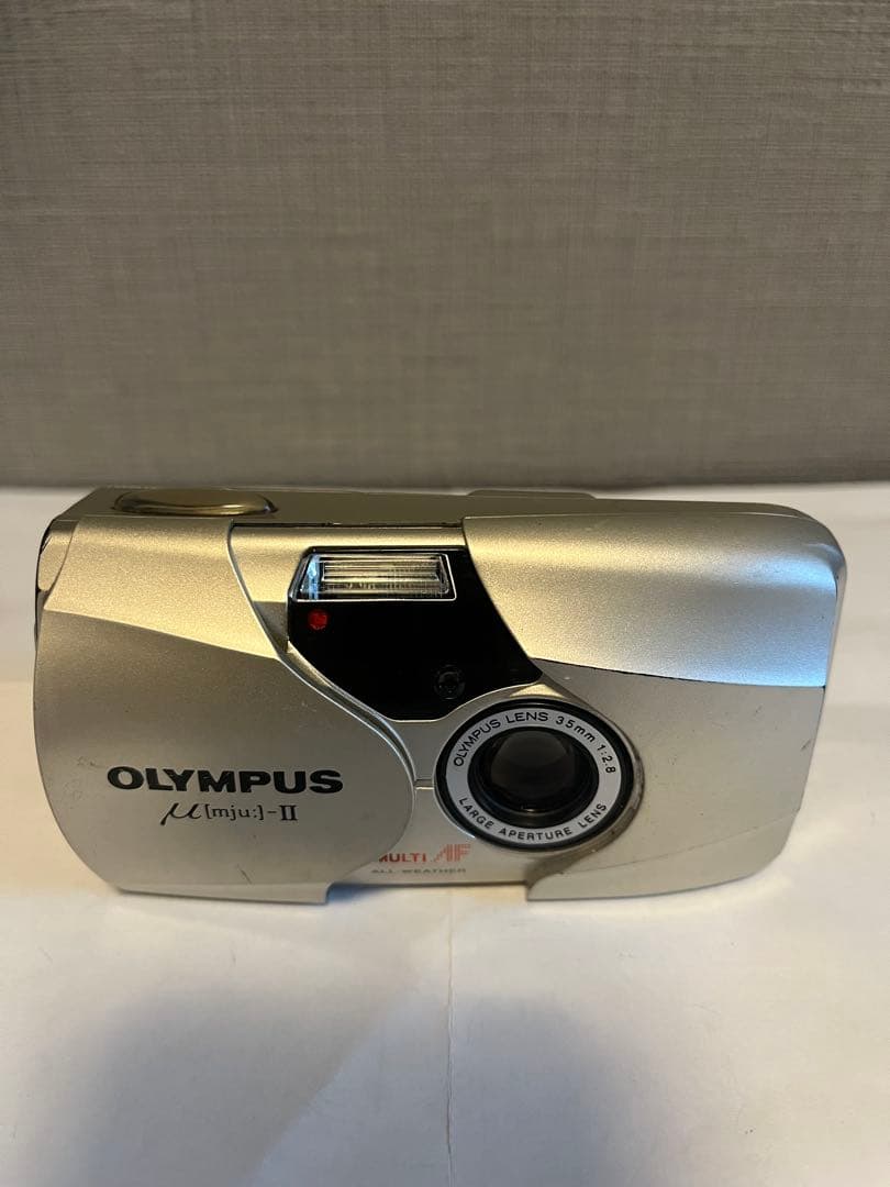 【簡易動作確認】OLYMPUS μ[mju:]-II コンパクトフィルムカメラ