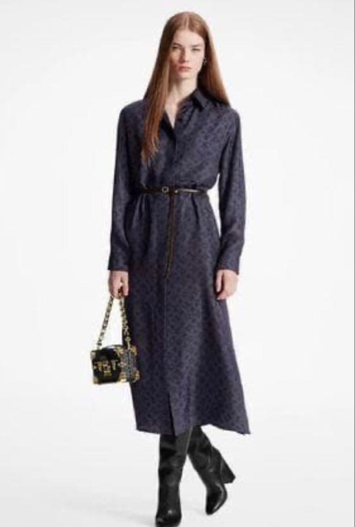 Louis Vuitton シャツワンピース 34 ベルトなし