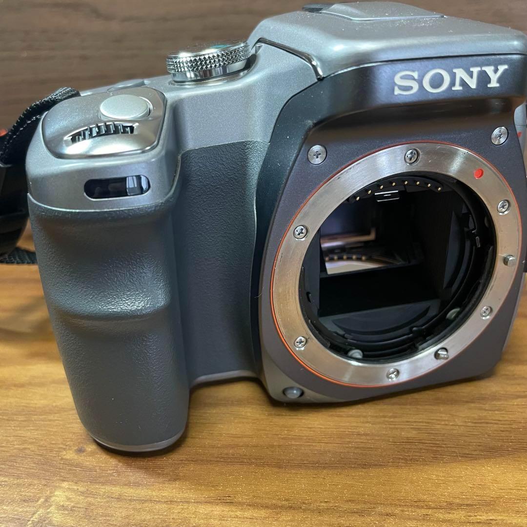 【稼働品】SONY α100本体＋望遠＆マクロ対応レンズ3本