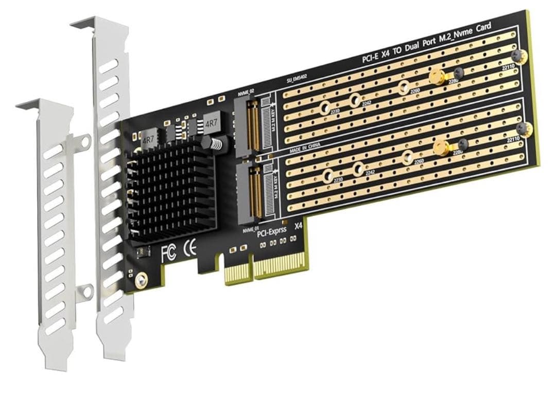未開封GLOTRENDS PA20 2ポートM.2 NVMe - PCIe3.0