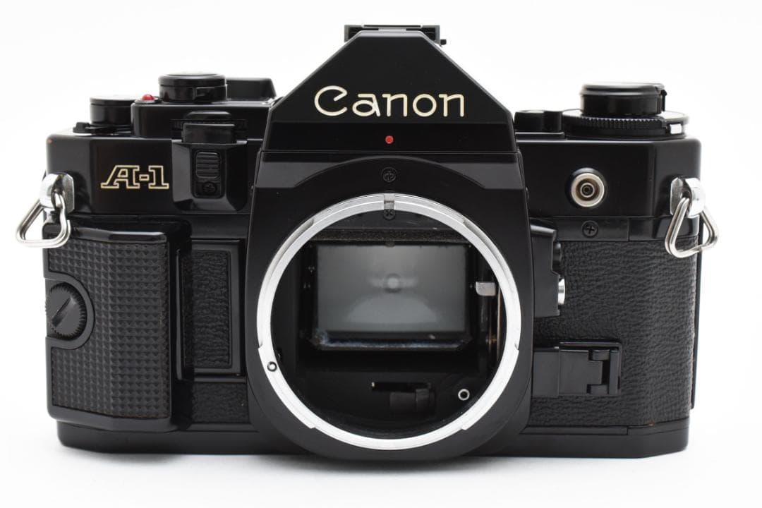 美品☆動作良好☆ Canon キャノン A-1 ブラック レンズ付 8045